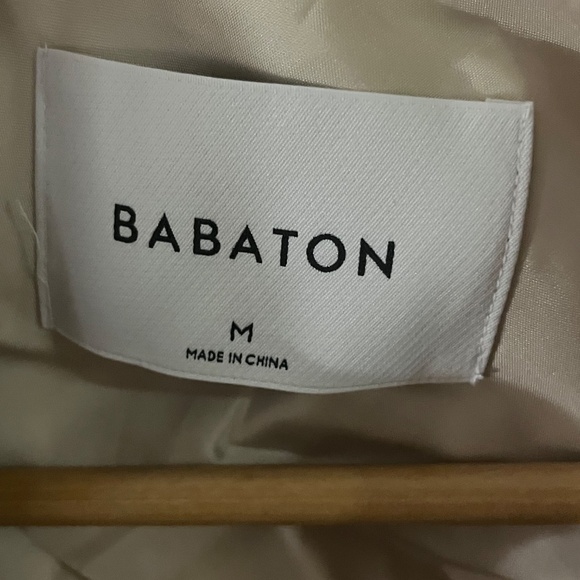 Babaton Cream Trench/Duster Coat [will steam if bought] - Picture 4 of 4